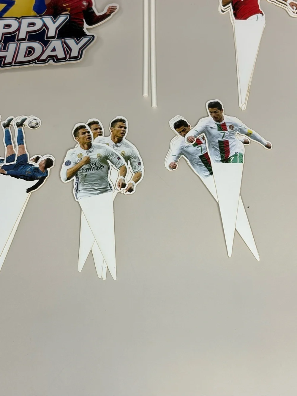 Birthday Cake Toppers - Soccer Ronaldo